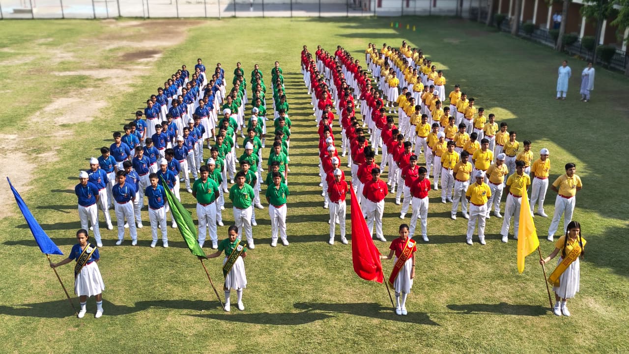 INTER HOUSE MARCH PAST COMPETITION(JUNIOR HOUSES)